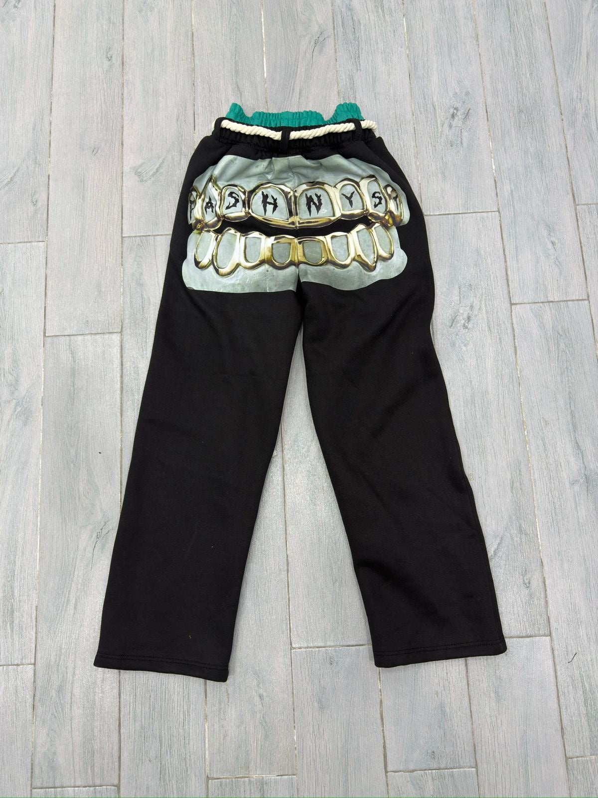 “we turn heads” grillz sweatpants